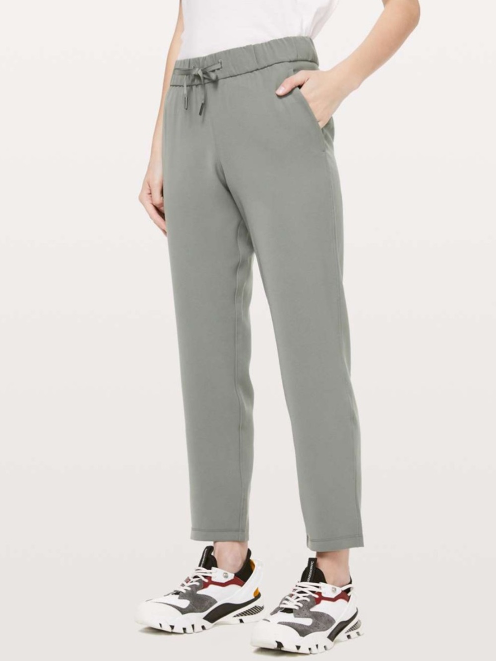 lululemon athletica Sage Green Drawstring Jogger Pants